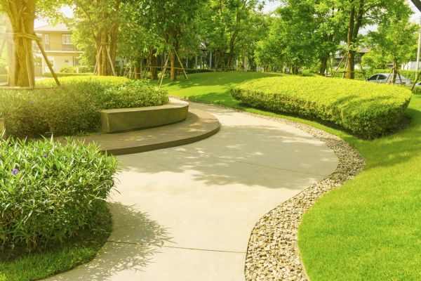 Cement Walkway Installation in Huntington Beach