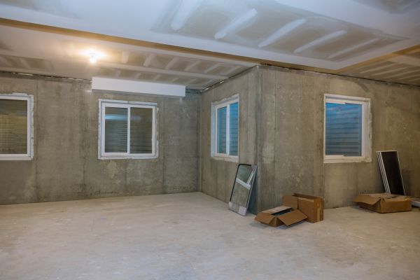 Basement Concrete Installation in Huntington Beach