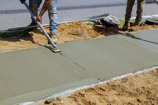 Cement Pathway Installation in Huntington Beach