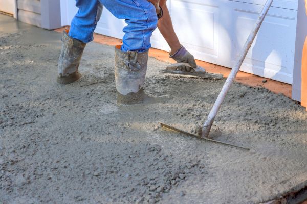 Driveway Slab Construction in Huntington Beach