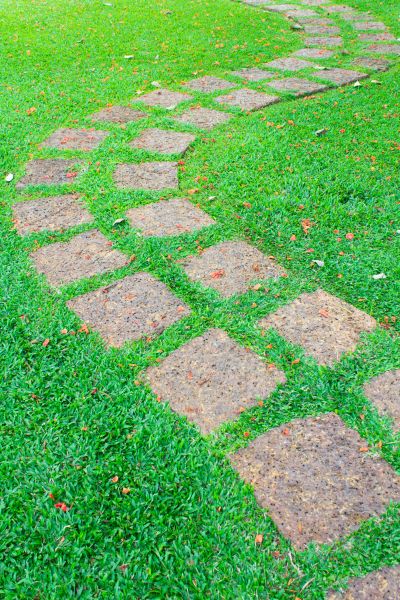 Backyard Pathway Construction in Huntington Beach